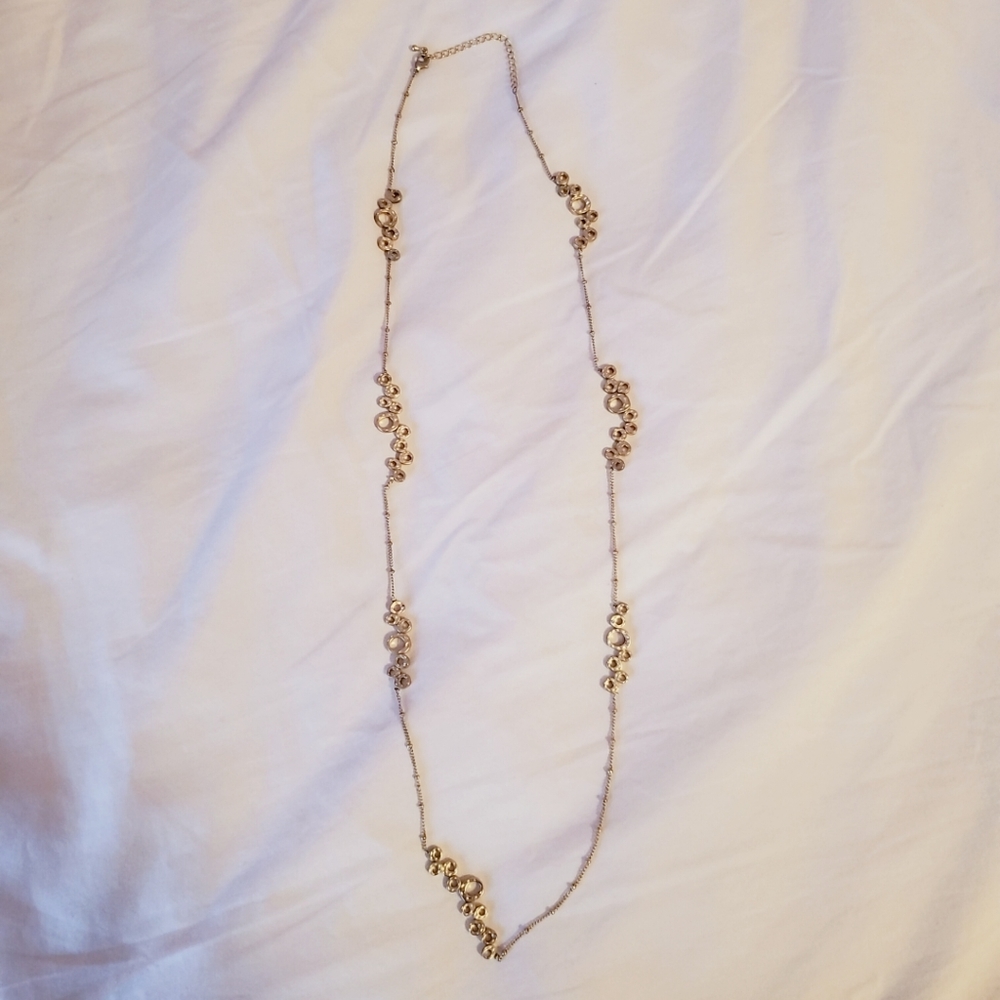 Anthropologie Long Gold Necklace